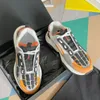 Buty designerskie Bone Runner Sneakers Białe światło beżowe Burgundowe fioletowe czerwone brąz