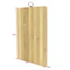 Jaswehome Bambu Cutting Board Light Organic Kitchen Bamboo Board Choping Board Wood Bamboo Kitchen Tools T200323267J