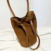 Shoulder Bags Genuine Leater Vintage Bucket Bags For Women Luxury Designers andbags And Purse 2023 New In Cowide Wit Inner Pocket Soulderqwertyui45