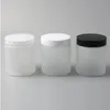 20 x 250g 250ml Frost PET Jars Conteneurs avec couvercles en plastique à vis 250cc 833oz Vide Transparent Crème Emballage Cosmétique Xqtkt