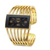 Grande rosto ouro prata pulseira relógio feminino elegante marca analógico relógio de quartzo senhoras relógios reloje mujer montre pulseira femme 2018291j