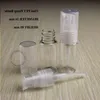 15ml PET Plastic Lotion Pump Spray Bottle Plastic Bottle Cosmetic Packaging Emulsion Containers With Transparent Spray Lid 50PCS Atvtm