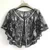 Women's Jackets European And American Retro Party Wedding Dress Sequin Prom Shawl Small Cardigan