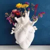 Anatomical Heart Shape Vase Nordic Style Flower Art Vases Sculpture Desktop Plant Pot for Home Decor Ornament Gifts266K