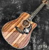 Handgemaakte elektrische gitaar met stipmozaïek, Vintage Sunburst hout, 41, gratis verzending, J45