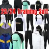 23 24 Sterling Nkunku Hoodie CFC Soccer Tracksuits Causedo #25 Enzo #8 Jackson Mudryk Training Wear 2023 2024 Men Kids الركض بدلة كرة القدم على قيد الحياة