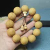 Strand Cypress As Right Rain 20mm Laser Sculpture Buddha Beads Couple Bracelet