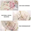 Guarda-chuvas Decoração Oriental Estilo Antigo Guarda-chuva Japonês Vintage Papel Oleado Mão Dança Adereços Coloridos Flor Parasol