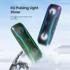 WISETIGER Bluetooth Ser Outdoor IPX7 Водонепроницаемый 25 Вт BT53 Громкоговоритель стерео объемного звучания с крутой пульсирующей подсветкой эквалайзера 240125