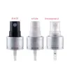 wholesale 50ml x 50 clear cosmetic bottle silver aluminum collar spray pump 50cc perfume empty plastic mist sprayer bottles Mllgp