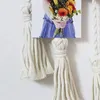 Wandtapijten 2-pack hangende po-display macrame Boheemse kunst wandtapijten muur foto's decor chique huisdecoratie