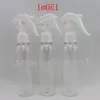 30 X 150ML short small mouse trigger sprayer pump clear bottles, 150cc empty transparent spray trigger plastic container Bhotn