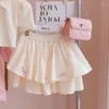 Set di abbigliamento Moda Baby Girl Princess Clothes Set Sweatershirt Gonna 2PCS Infantile Bambino Abiti Bow Back Suit 1-10Y