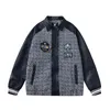 남성을위한 겨울 재킷 느슨한 따뜻한 패션 코트 블랙 xxl
