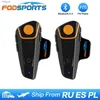 Walkie Talkie Fodsports BT-S2 Pro capacete de motocicleta interfone moto sem fio bluetooth fone de ouvido à prova d'água 1000m BT 5.0 Interphone FM Type-C YQ240130