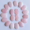 Perline all'ingrosso Perline cabochon ovali in pietra di quarzo rosa naturale di alta qualità per accessori di gioielli che effettuano la spedizione gratuita