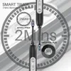 SUBORT Super Sonic Electric Toothbrushes for Adults Kid Smart Timer Whitening Toothbrush IPX7 Waterproof Replaceable Heads Set 240127