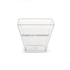 Bols Jetable Mousse Tasse En Plastique Transparent Carré Pudding Dessert 60Ml Drop Livraison Maison Jardin Cuisine, Bar À Manger Vaisselle Dhxpl