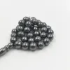 Bracelets Tasbih hématite naturelle 2020 nouveau style misbaha perles de prière musulmanes chapelet en pierre islamique bracelet cadeaux pour EID Adha bijoux arabes