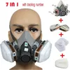 Whole-6200 Respirator Gas Mask Body Masks Dust Filter Paint Spray Half Face Mask Construction Mining225s