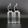 50ML 100PCS PET Dropper bottle Metal Needle Tip Needle Cap High transparent dropper bottles Squeeze Vapor E cig Rrgfq Kujcf