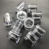 Flaschen 50 Stück 10 ml kleine runde Gläser Aufbewahrungsbox Acryl Japan-Stil Schmuck Ringe klare Perlen Zubehör Organizer Container
