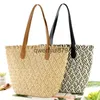 Shoulder Bags New two-color paper rope straw bag fasion large-capacity woven Soulder casual beac andbagqwertyui879