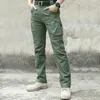 Pantalones tácticos militares de la ciudad Hombres SWAT Combat Army Pantalones Hombres Muchos bolsillos Impermeables Resistentes al desgaste Pantalones cargo ocasionales 5XL 240126