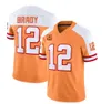 Tampa „Buccaneers” mężczyzn Brady Mike e Custom 2023 F.U.S.E. Biały/złoto z 4-gwiazdkową łatką CORMBACK LIMITED FALTALT ED JERSEY