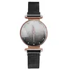 Whole Noble Temperament Diamond Marker Women Wristwatches Quartz Glossy Mesh Strap Watches Trend Magnet Buckle Ladies Watch270U