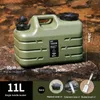 Bouteilles d'eau 11L Bac extérieur de grande capacité Contant de camping de camping porte-voiture portable avec robinet détachable pour pique-nique