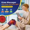 Elektrisches Kniemassagegerät, 3 Stufen, beheizte Vibrationspflege, USB-Heizband, Ellenbogen-Schulter-Schmerzlinderungsgerät 240122