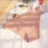 Other Panties WarmSteps Striped Womens Pure Cotton Briefs Solid Seamless Underwear for Woman Lingerie Fashion Sexy Bikini Panty YQ240130