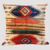 Pillow Case 45x45cm Bohemian Color Geometric Pattern Cover Ethnic Style Retro Linen Fabric Decor