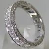Bague en diamant faite à la main, promesse, 100% réel, en argent Sterling S925, bagues de fiançailles pour femmes, bijoux de doigt de mariée LJ20083293l