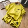 Clothing Sets Korean Children's Boy 2024 Kid Girl Solid Tshirts And Shorts Set Cotton Top Pant 2Pcs Outfits Teenage Loungewear