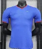 Maillots De Football Soccer Jerseys BENZEMA MBAPPE GRIEZMANN POGBA 24/25 Francia Herren-Spielerversion KIMPEMBE FEKIR Maillot Shirt Hommes Kante Jerseys