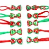 Hundkläder 5st Glitter Bekväm design 3 färger Pet Tie Collar Strap Supplies Reflektiv justerbar plastspänne