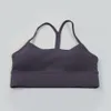 Yoga LU-2063 usar sutiã tanque de yoga das mulheres roupa interior esportiva dupla face cabelo apertado com cinto fino beleza volta colete halter