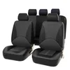 Bilstolskydd 5Seats Universal Pu Leather Cover Set Passar de flesta tillbehörsskydd för sedan SUV -lastbil