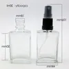 12pcs 1oz parfüm/kolonya atomizer boş doldurulabilir cam şişe siyah kurcalama açık püskürtücü 30ml xfrgh