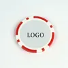 Golf Training Aids 10pcs Customized Logo Ball Marker Poker On Both Side 40mm Dia 11.9g ABS Clay Material