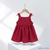 Abiti da ragazza Abito da ragazza in velluto a coste Autunno Inverno Nuovo casual coreano Fionda per bambini Abito da principessa Gonna per bambini