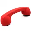 Wireless Bluetooth-compatible Retro Receiver Anti-radiation Telephone Handset External Microphone Interface Cellphone