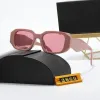 المصمم الفاخر نظارة شمسية رجل النساء مستطيلات شمسية للجنسين مصمم Goggle Beach Sun Glasses Retro Frame Design UV400