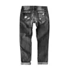 Damesjeans St. Patrick's Day Print Gescheurde Casual Denim Broek Grafisch Groen Carnaval Festival