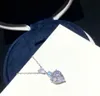 colar para mulher diamante 925 prata para homem banhado a ouro 18K designer para mulher T0P qualidade marca designer diamante cristal presente requintado 009