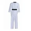 WTF Taekwondo Uniforme Infantil Judô Karatê Terno de Treinamento Grande Material de Malha Masculino e Feminino Confortável e Respirável 240122