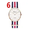 Men Women Watches 40mm Quartz Nylon Canvas Band Designer Watch Casual Xmas gifts Brand Wristwatch Unisex 1024 High Quality244B