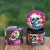 Colorful Zinc Alloy Smoking Skull Ghost Head Portable Dry Herb Tobacco Grind Spice Miller Grinder Crusher Grinding Chopped Muller Cigarette Pipes Holder